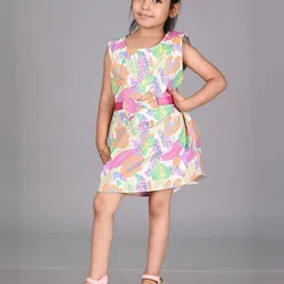 Creative Kids Tropical Printed A-Line Dress-picture-20