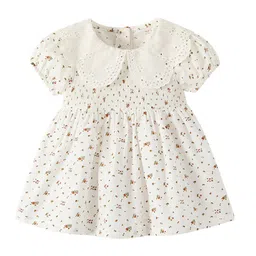 StyleCast Girls Floral Print Peter Pan Collar A-Line Dress-picture-4