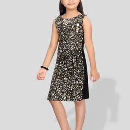 BAESD Girls Embellished Sequinned Sheath Dress-picture-12