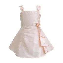 a.t.u.n. A T U N Girls Peach-Coloured A-Line Dress-picture-42