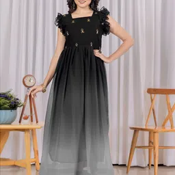 Tilton Women Ombre Embroidered Gown Maxi Dress-picture-34