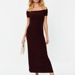Trendyol Off-Shoulder Maxi Dress-picture-7