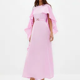 Trendyol Cape Sleeve Maxi Dress-image-0