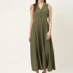 Chemistry Sleeveless Tie-Up A-Line Midi Dress-image-21