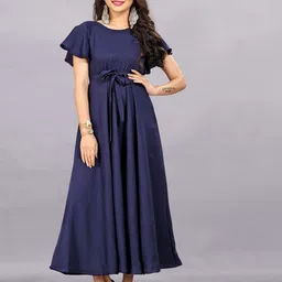 Rhey Flared Sleeves Maxi Dress-picture-10