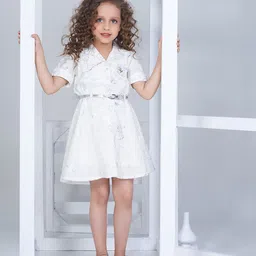 Peppermint Girls Belted Shirt Dress-image-60
