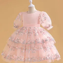 StyleCast x Revolte Girls Floral Printed Balloon Midi Dress-picture-31