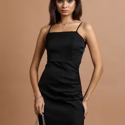 KETCH Sleeveless Ruched Sheath Mini Dress image 1