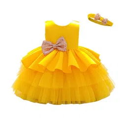 StyleCast Round Neck Layered Balloon Mini Dress-picture-28