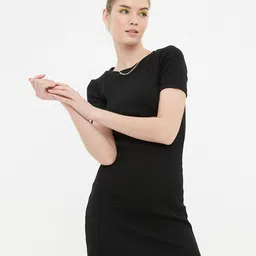 Trendyol Women Black Bodycon Mini Dress-picture-27