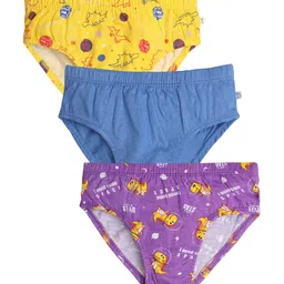 SuperBottoms Boys Assorted Printed Pack Of 3 Sustainable Briefs-picture-43