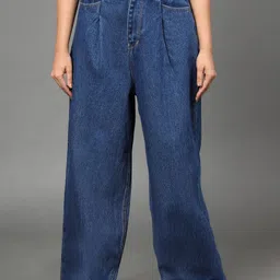 AngelFab Women Jean Relaxed Fit High-Rise Jeans-image-72