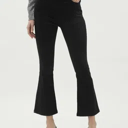 United Colors of Benetton Women Bootcut High-Rise Clean Look Cotton Jeans-image-61