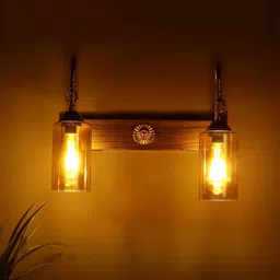 MFD HOME FURNISHING Gold-Colored Solid Cylindrical Shaped Wall Lamps-picture-31