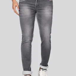 RJ Denim Men Slim Fit Clean Look Heavy Fade Stretchable Jeans-picture-30