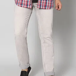 RJ Denim Men Slim Fit Low Distress Heavy Fade Stretchable Jeans-picture-41