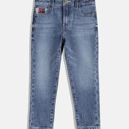 Tommy Hilfiger Boys Straight Fit Heavy Fade Stretchable Jeans image 1