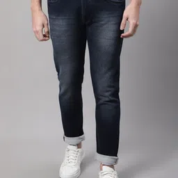 Rodamo Men Slim Fit Heavy Fade Stretchable Cotton Jeans-picture-49