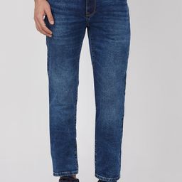 Mufti Men Straight Fit Heavy Fade Stretchable Jeans-picture-46