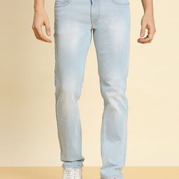Moda Rapido Men Smart Slim Fit Light Fade Stretchable Jeans-picture-43
