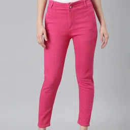 SHOWOFF Clean Look Slim Fit Acid Wash High-Raise Stretchable Jeans-picture-28