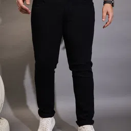 bigbanana Plus Size Men Mid-Rise Clean Look Stretchable Jeans-picture-34