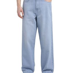 RARE RABBIT Men Bron Light Blue Comfort Baggy Mid-Rise Jeans-picture-36