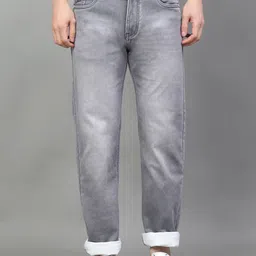 LOUIS STITCH Men Heavy Fade Clean Look Stretchable Jeans image 1