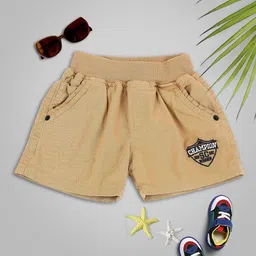 MeeMee Boys Khaki Cotton Shorts-picture-19