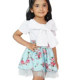 Dress My Angel Blue Floral Dresses-picture-41
