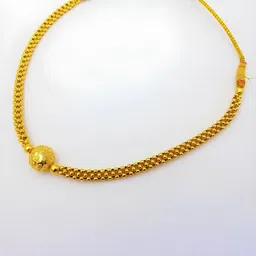 KARISHMA KREATIONS Gold Plated Minimal Necklace image 1
