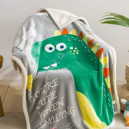 JC HOME Cartoon Characters AC Room Single Bed Blanket-picture-1