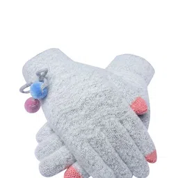 LOOM LEGACY Women Acrylic Wool Gloves-image-28