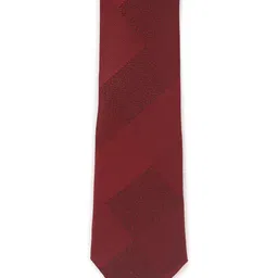 Van Heusen Men Maroon Checked Skinny Tie-picture-45