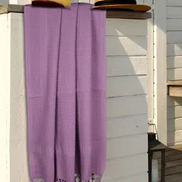 BIANCA Set of 2 Lavender Cotton Towel Set image 1