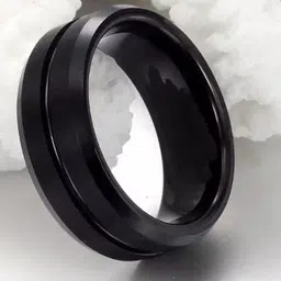 MEENAZ Men Silver-Plated Stainless Steel Chain Linked Finger Ring-image-71