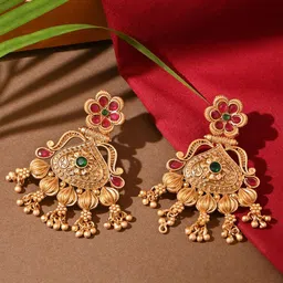 Fida Gold-Plated Classic Drop Earrings-image-32