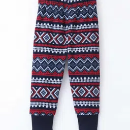 CrayonFlakes Kids Geometric Printed Joggers-picture-27