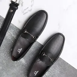 Carlton London Men Buckles Loafers-image-82