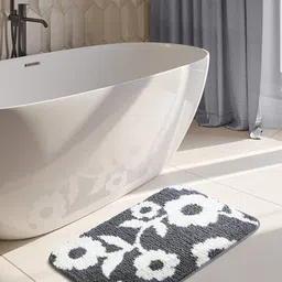 OBSESSIONS Grey 1400 GSM Anti-Skid Bath Rugs-picture-27