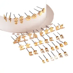 ToniQ Women Set of 20 Stud Earrings-picture-28