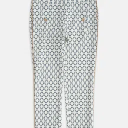 Pantaloons Junior Girls Off White Printed Jeggings-picture-18
