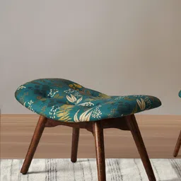 Chumbak Green & Brown Printed Ottomans-image-12