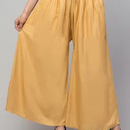 Trend Level Mid Rise Flared Palazzos-picture-36