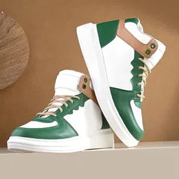 El Paso Women Colourblocked Round Toe Lightweight Mid-Top Sneakers-picture-35