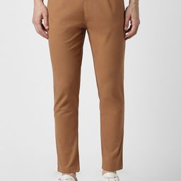 Peter England Casuals Men Mid-Rise Pleated Trousers-picture-46