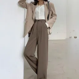 StyleCast Women Pleated Regular Trousers-picture-34