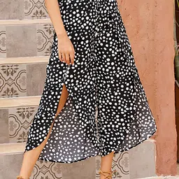 StyleCast Women Printed Mid-Rise Culottes Trousers-picture-22