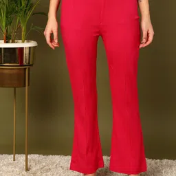 mokshi Women Mid-Rise Pleated Trousers-picture-18