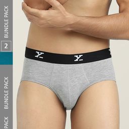 XYXX Men Pack Of 2 Low-Rise Anti Microbial Briefs-picture-45